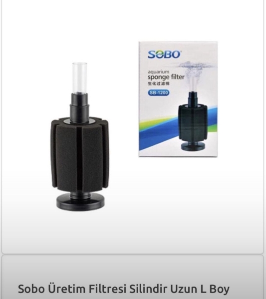 AKVARYUM SB-1200 PİPO FİLTRE UZUN L BOY